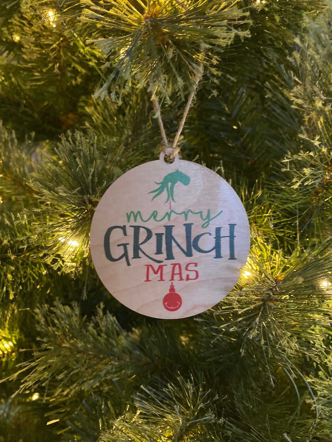 Merry Grinchmas Christmas Ornament